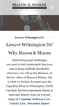 Mobile Screenshot of masonmasonlaw.com